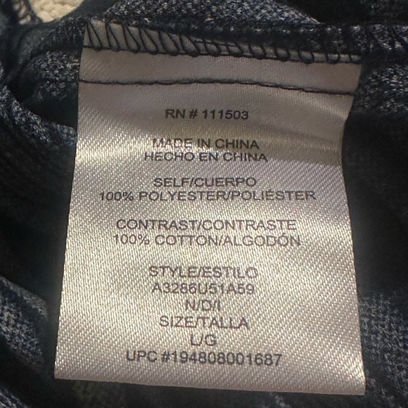 NWT Juniors' Lily Rose Button Front Paper Bag Jumpsuit
, Navy Stripe - Picture 12 of 16